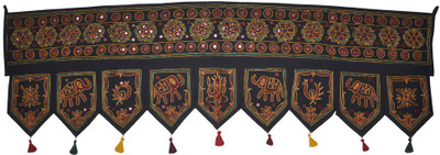 Lal Haveli Ethnic Traditional Elephant and Peacock Design Embroidery with Mirror Work Handmade Toran(Cotton)
Lal Haveli Ethnic Traditional Elephant and Peacock Design Embroidery with Mirror Work Handmade Toran(Cotton)