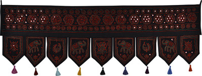 Lal Haveli Traditional Floral Embroidery Elephant Design Cotton Door Hanging Toran(Cotton)
Lal Haveli Traditional Floral Embroidery Elephant Design Cotton Door Hanging Toran(Cotton)