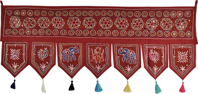 Lal Haveli Traditional Embroidery And Mirror Work Cotton Door Valance Hanging Toran(Cotton Febric)
Lal Haveli Traditional Embroidery And Mirror Work Cotton Door Valance Hanging Toran(Cotton Febric)