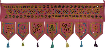 Lal Haveli Traditional Handmade Bandhanwar Door Valance Door Decoration Toran(Cotton Febric)
Lal Haveli Traditional Handmade Bandhanwar Door Valance Door Decoration Toran(Cotton Febric)