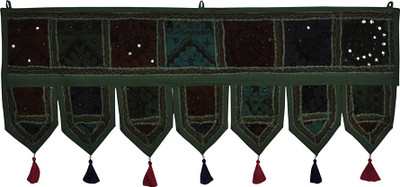 Lal Haveli Vintage Handmade Patch Work Embroidered Cotton Door Valance Hanging Toran(Cotton)
Lal Haveli Vintage Handmade Patch Work Embroidered Cotton Door Valance Hanging Toran(Cotton)