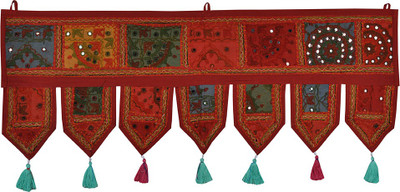 Lal Haveli Lal Haveli Handmade Cotton Wall Tapestry Decorative Door Hanging Toran(Cotton)
Lal Haveli Lal Haveli Handmade Cotton Wall Tapestry Decorative Door Hanging Toran(Cotton)