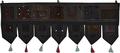 Lal Haveli Vintage Handmade Patch Work Embroidered Cotton Door Valance Hanging Toran(Cotton)
Lal Haveli Vintage Handmade Patch Work Embroidered Cotton Door Valance Hanging Toran(Cotton)