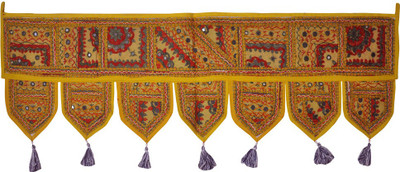 Lal Haveli Ethnic Handmade Mirror Embroidered Door Decoration Door Hanging Toran(Cotton)
Lal Haveli Ethnic Handmade Mirror Embroidered Door Decoration Door Hanging Toran(Cotton)