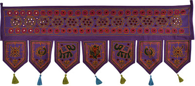 Lal Haveli Ethnic Home Decorative Mirror Work Cotton Door Valance Hanging Toran(Cotton Febric)
Lal Haveli Ethnic Home Decorative Mirror Work Cotton Door Valance Hanging Toran(Cotton Febric)