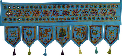 Lal Haveli Jaipuri Handmade Mirror Work Embroidered Cotton Door Valance Hanging Toran(Cotton Febric)
Lal Haveli Jaipuri Handmade Mirror Work Embroidered Cotton Door Valance Hanging Toran(Cotton Febric)