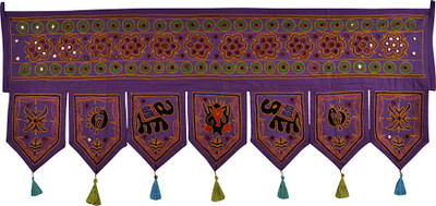Lal Haveli Handmade Beautiful Mirror Work Cotton Hanging Home Décor Toran(Cotton Febric)
Lal Haveli Handmade Beautiful Mirror Work Cotton Hanging Home Décor Toran(Cotton Febric)