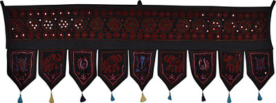 Lal Haveli Handmade Embroidery Mirror Work Cotton Door Valance Hanging Toran(Cotton)
Lal Haveli Handmade Embroidery Mirror Work Cotton Door Valance Hanging Toran(Cotton)