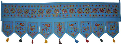 Lal Haveli Ethnic Handmade Elephant and Peacock Design Embroidered Hanging Toran(Cotton)
Lal Haveli Ethnic Handmade Elephant and Peacock Design Embroidered Hanging Toran(Cotton)