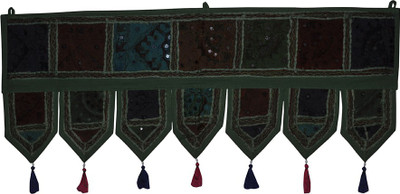 Lal Haveli Vintage Handmade Patch Work Embroidered Cotton Door Valance Hanging Toran(Cotton)
Lal Haveli Vintage Handmade Patch Work Embroidered Cotton Door Valance Hanging Toran(Cotton)