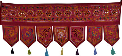 Lal Haveli Handmade Embroidery Design Cotton Door Valance Hanging Toran(Cotton Febric)
Lal Haveli Handmade Embroidery Design Cotton Door Valance Hanging Toran(Cotton Febric)