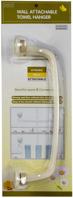 ANNI CREATIONS MTH01 White Towel Holder(Plastic)