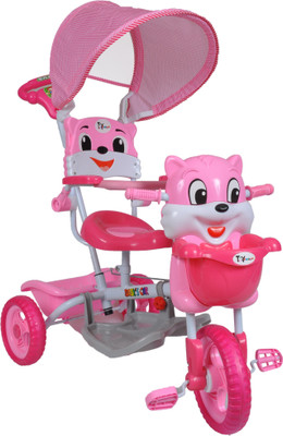 Toyhouse Easy To Steer Cat Baby With Canopy And Push Handle Steering System Pink Thtca26-3p Tricycle(Pink)
Toyhouse Easy To Steer Cat Baby With Canopy And Push Handle Steering System Pink Thtca26-3p Tricycle(Pink)