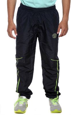 Sports 52 Wear Solid Men's Dark Blue, Green Track Pants, Green;navy