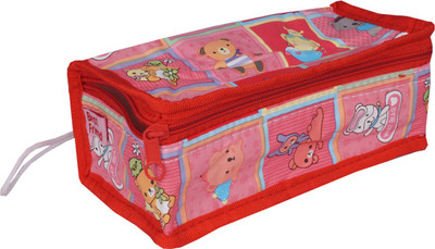 Hanu Enterprises Cosmetic Pouch(Red)