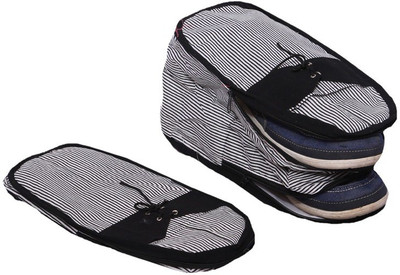 Kuber Industries Shoe Pouch(Black)