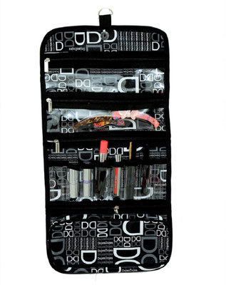 Kuber Industries Black 'D' Print Long Folding Hanging Cosmetic Makeup Travel Organizer kit with Zip - KI3303 Travel Toiletry Kit(Multicolor)
Kuber Industries Black 'D' Print Long Folding Hanging Cosmetic Makeup Travel Organizer kit with Zip - KI3303 Travel Toiletry Kit(Multicolor)