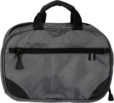 Fabu Four Layer Multipurpose Grey Polyester Travel Toiletry Kit(Grey)