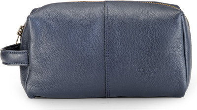 Phive Rivers Leather Wash Bag/Toilet Kit-PR1134 Travel Toiletry Kit(Blue)