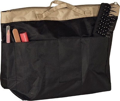 Howards Handbag Organizer accessories and Cosmetic Pouch with Zip Black Travel Toiletry Kit(Black, Beige), Beige;black
Howards Handbag Organizer accessories and Cosmetic Pouch with Zip Black Travel Toiletry Kit(Black, Beige), Beige;black