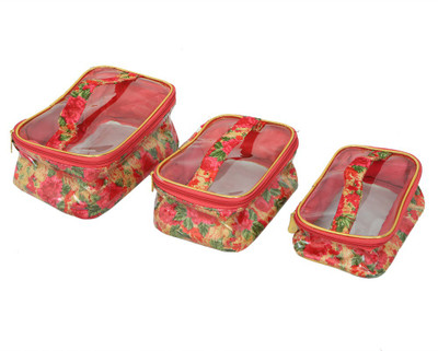 Kuber Industries " Multi Purpose Kit , Make Up kit, Travelling Organiser, Cosmetic Organiser Set Of 3 Pcs (Pink)-KI3318 " Travel Toiletry Kit(Pink)
Kuber Industries " Multi Purpose Kit , Make Up kit, Travelling Organiser, Cosmetic Organiser Set Of 3 Pcs (Pink)-KI3318 " Travel Toiletry Kit(Pink)