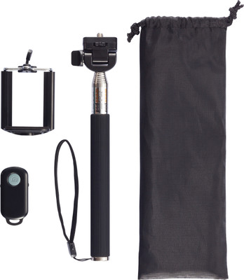 Loooqs Selfie Station Monopod Kit(Black, Supports Up to 500 g)