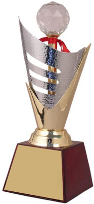 Frontfoot Sports FTK Premium Crystal 25 Trophy(38.75 cm)