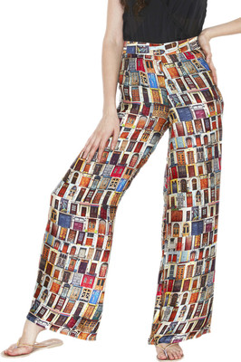 Divaat Slim Fit Women's Multicolor Trousers