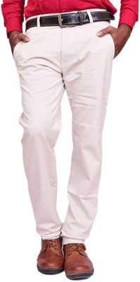 British Terminal Chinos Skinny Fit Men's White Trousers