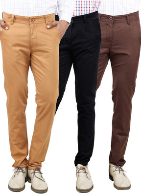 Uber Urban Slim Fit Men's Multicolor Trousers