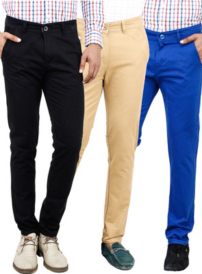 Uber Urban Slim Fit Men's Multicolor Trousers