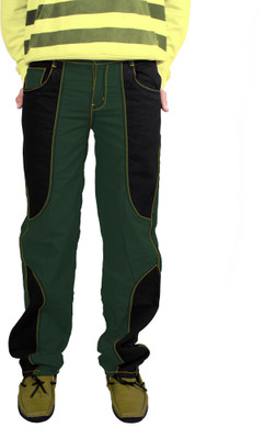 Uber Urban Bonded Regular Fit Men's Green Trousers