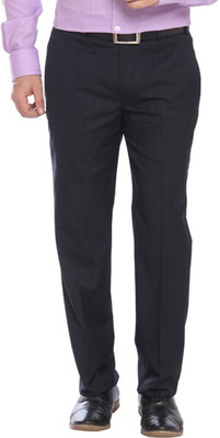 Park Avenue Slim Fit Men's Blue Trousers