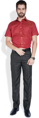 Park Avenue Slim Fit Men's Brown Trousers