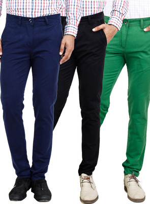 Uber Urban Slim Fit Men's Multicolor Trousers