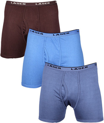 Laser X Men's Trunks, Coffee;dark blue;sky