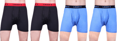 Laser X Super H Men' Trunks, Black;sky