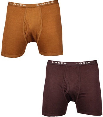 Laser X Men's Trunks, Brown;dark brown