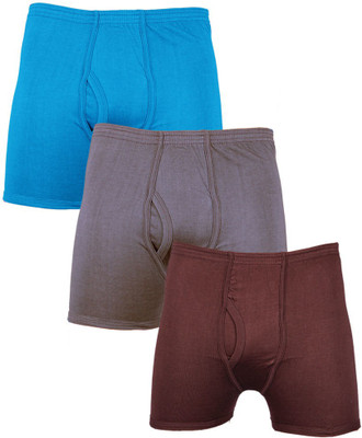 Laser X Men's Trunks, Coffee;grey;sky
