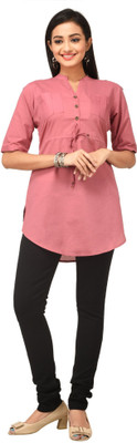 Rene Solid Women's Tunic, Pink