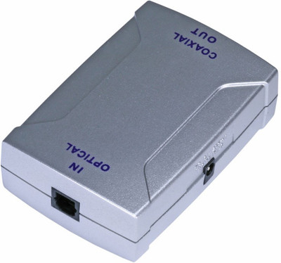 C&E TV-out Cable S/PDIF (Toslink) Digital Optical to Digital Coaxial (RCA) Audio Converter(Gray, For Computer)
C&E TV-out Cable S/PDIF (Toslink) Digital Optical to Digital Coaxial (RCA) Audio Converter(Gray, For Computer)