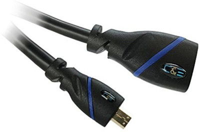 C&E TV-out Cable Mini HDMI 1.5 Feet HDMI Female A to Mini HDMI Male Cable Gold Plated Connector(Black, For Computer, 0.4572 m)
C&E TV-out Cable Mini HDMI 1.5 Feet HDMI Female A to Mini HDMI Male Cable Gold Plated Connector(Black, For Computer, 0.4572 m)