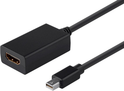 C&E TV-out Cable Mini DisplayPort 1.1 to HDMI® Adapter with Audio Support, Black(Black, For Computer)
C&E TV-out Cable Mini DisplayPort 1.1 to HDMI® Adapter with Audio Support, Black(Black, For Computer)