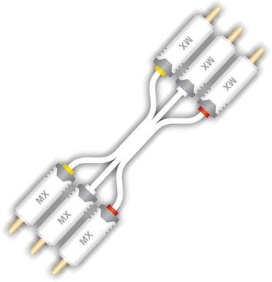 MX TV-out Cable 3 Rca Male To 3 Rca Male Cord - 2 Mtr. ( Rca Composite Cable ) :3346(White, For Home Theater)
MX TV-out Cable 3 Rca Male To 3 Rca Male Cord - 2 Mtr. ( Rca Composite Cable ) :3346(White, For Home Theater)