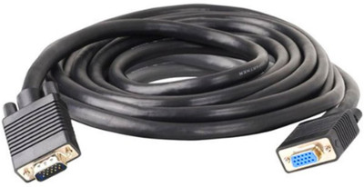 C&E TV-out Cable 15 feet VGA Male to Female Extension Cable, Black(Black, For Computer, 4.572 m)
C&E TV-out Cable 15 feet VGA Male to Female Extension Cable, Black(Black, For Computer, 4.572 m)