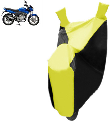 Dogwood Two Wheeler Cover for Bajaj(DTS-i, Yellow, Black)