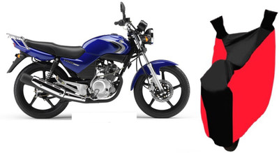Javatech Two Wheeler Cover for Yamaha(SZ-S, Red, Black)