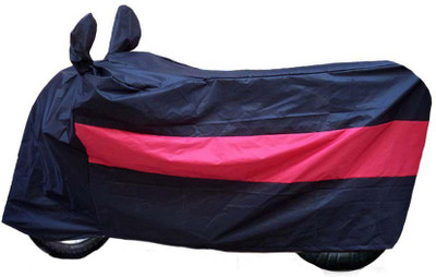 Almos Two Wheeler Cover for TVS(Scooty Streak, Black, Red)