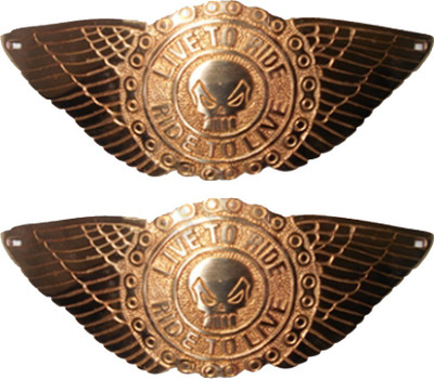 Zadon BRASS PETROL TANK MONOGRAM FOR ROYAL ENFILED BULLET Motorcycle Tank Sticker(Pack of 2)
Zadon BRASS PETROL TANK MONOGRAM FOR ROYAL ENFILED BULLET Motorcycle Tank Sticker(Pack of 2)