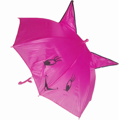 Fiable Creations Pink 18" Radius Kids Umbrella(Pink)